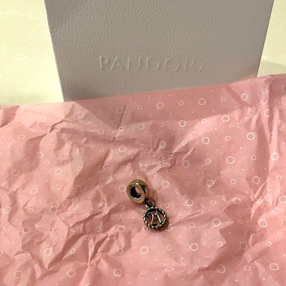 Authentic Pandora 21 charm